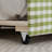 Cozy Gingham Daybed With Trundle  Sofa Bed No Box Spring Needed-1050845964