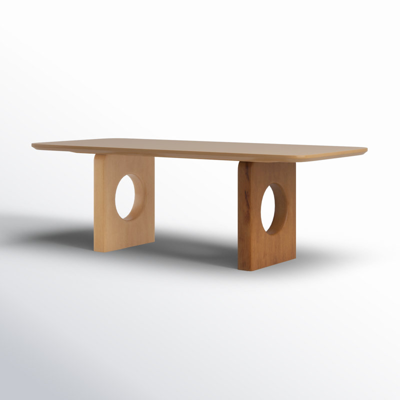 Amadeus 90'' White Oak Veneer Dining Table