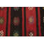 Vibrant Striped Kilim Area Rug 7x11 with Intricate Geometric Designs