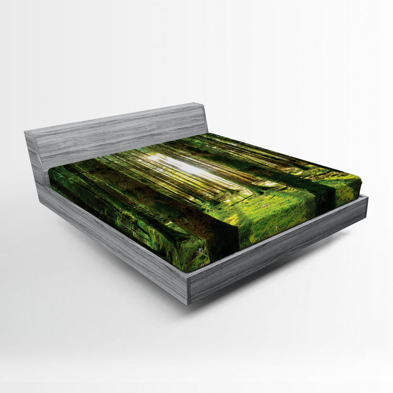 Forest Microfiber Fitted Sheet, Full Fitted Sheet