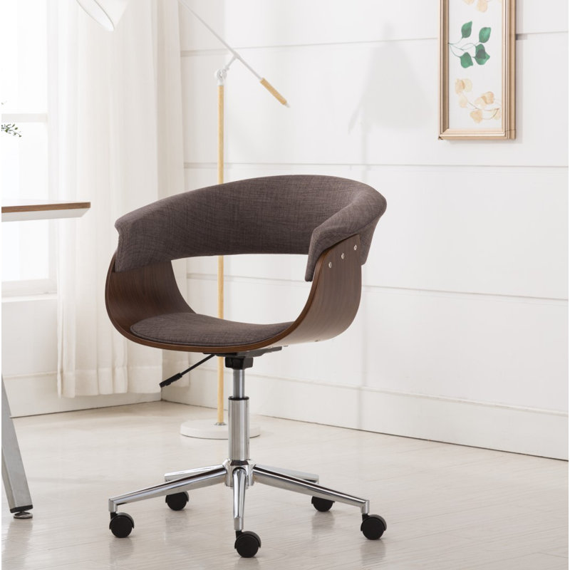 Polyester Blend Task Chair, Grey
