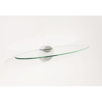 Lazariya Oval Glass Bracket Shelf