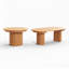 Table de salle à manger extensible en bois massif avec espace de rangement pour 2 à 8 personnes Cedarra-123297215