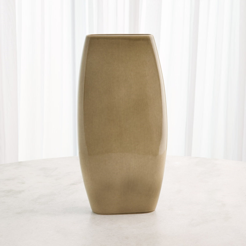Cicada Vase-Moss-Sm, 20" H x 10" W x 4.75 D