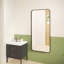 Élégant miroir encadré en aluminium avec coin arrondi pour une décoration intérieure élégante-512941706-513665177-513305233