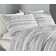 Diana Stripe Collection 100% Cotton Machine Washable Comforter and Sham Set