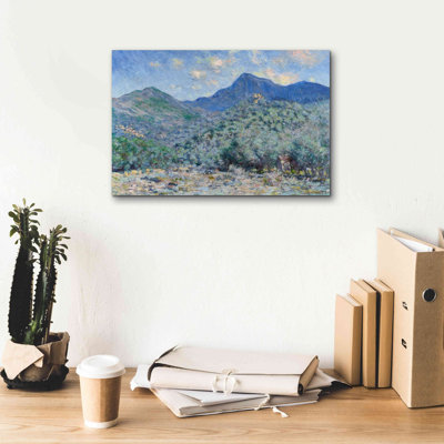 'Valle Buona, Near Bordighera' by Claude Monet, Giclee Canvas Wall Art