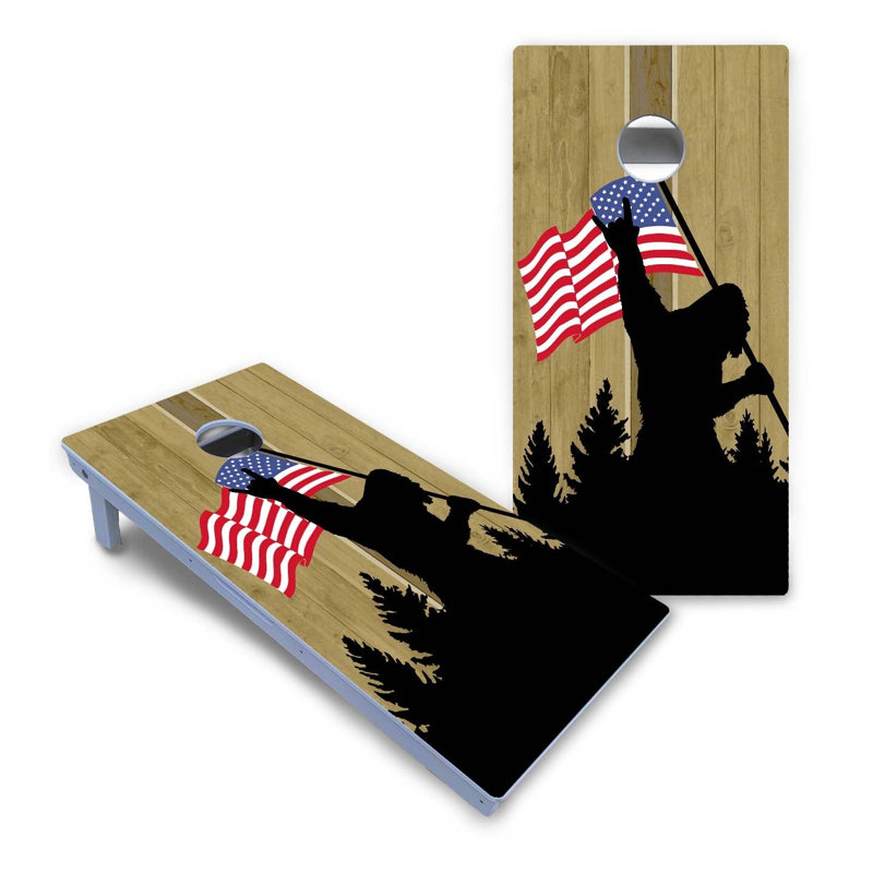 Ensemble de cornhole Sasquatch, Ajouter un étui et des lumières