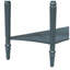 Table console demi-lune TREXM en pin massif, 99 cm L x 40 cm P x 77 cm H, 1 tiroir