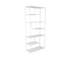 Cogan 188cm H x 85cm W Geometric Bookcase-1906598599