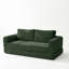 Canapé-lit modulaire compact avec futon et siège profond-133259004