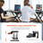 Geirrod Adjustable Height Iron Standing Desk Converter-500983664
