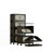 4 Tiers Folding Storage Cabinet, Collapsible Storage Bins With Magnetic Door, Living Room Cabinet-399502813