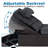Outdoor Chaise Lounge Chair, All-weather PE Rattan Pool Lounge Chair with Cushion and Side Pocket-1354988262