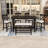 Daylani 6-Piece Dining Set, Counter-Height Dining Table with Storage and Upholstered Chairs and Bench-1957169097