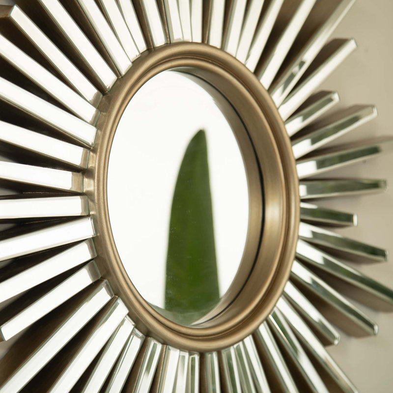 Miroir décoratif en forme de soleil