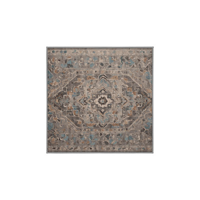 Machine Washable Gray Area Rug