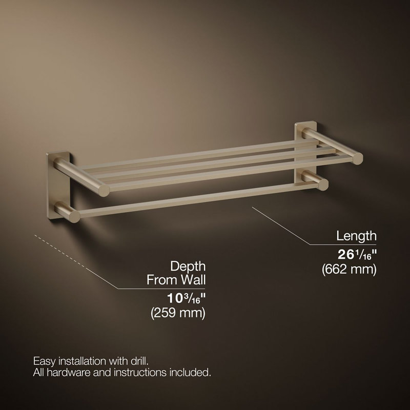 Parallel Hotelier, Brushed Bronze