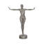 Outstretched Arms Standing Statue, Aluminum
