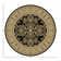 Tapis oriental noir doré Gloucester