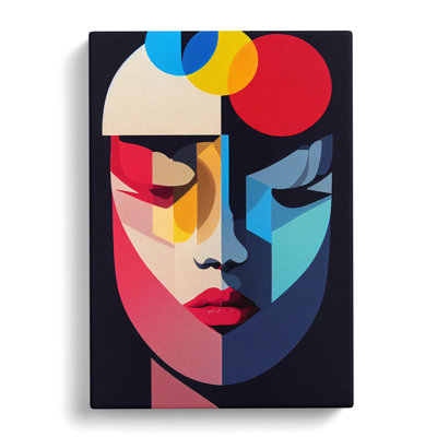 Radegunda Surrealistic Woman - Wrapped Canvas Print