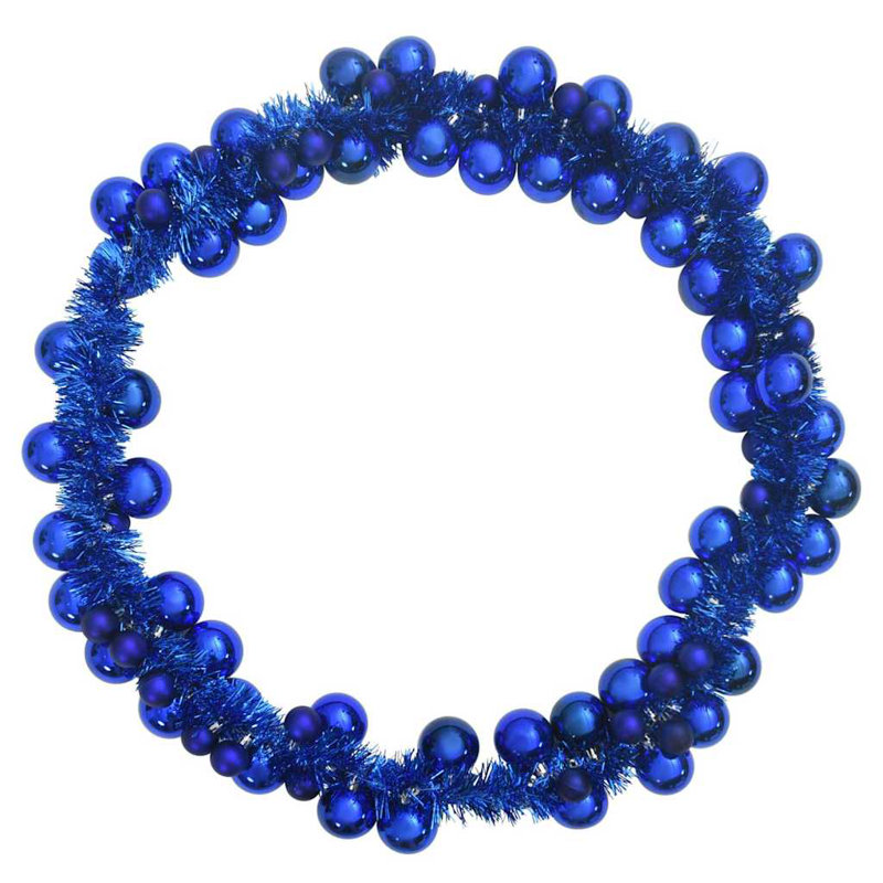 vidaXL Christmas Ball Garland 186 cm Polystyrene, Blue
