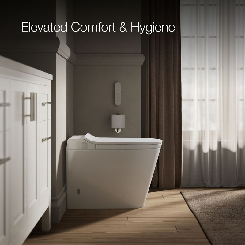 Leap™ One-Piece Elongated Smart Toilet, Dual-Flush