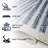 Baumgardner Modern Berber Stripe Cream/Navy Rug-719458679