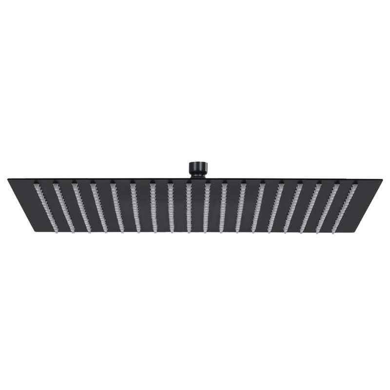 Mahanoy Rain Fixed Shower Head, Matte Black