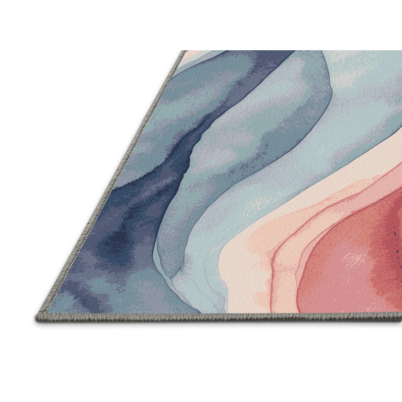 Sunset Pool Rug, Round 7'