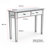Silver Mirrored  Console Table
