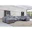 Canapé modulaire inclinable électrique Ashonda de 6 pièces Disponible en deux couleurs-86876224-87386020