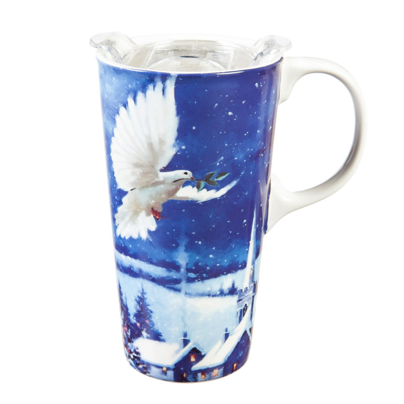 Cypress Home Ceramic Travel Mug