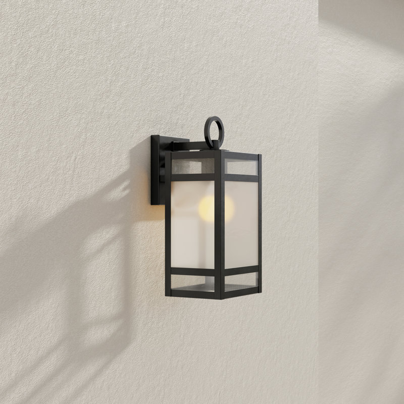 Applique murale en acier, H 14 po x l 6,5 po x P 7 po