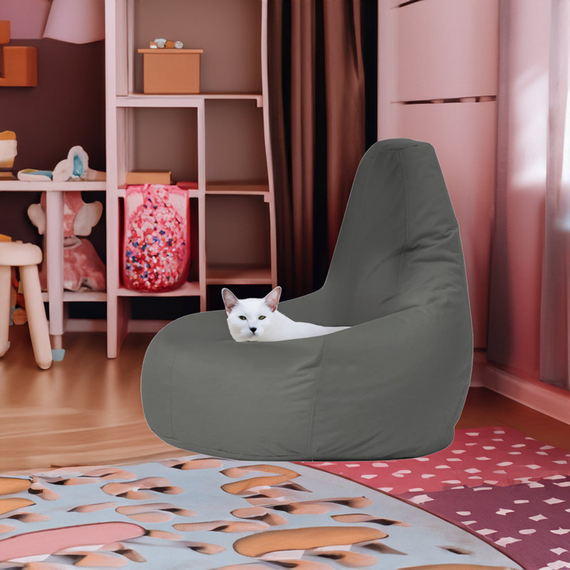 Fauteuil à billes et chaise longue en polyester, Fumée de polyester