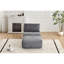 Canapé modulaire en mousse à mémoire de forme moderne, méridienne simple pour le salon, canapé modulaire Cloud pour animaux de compagnie, tissu en velours côtelé, repose-pieds mobile, aucun assemblage requis-1381129877