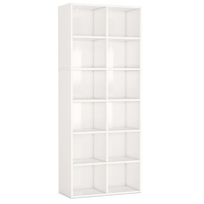 Bibliothèque verticale ou horizontale pour salon 71,65 "