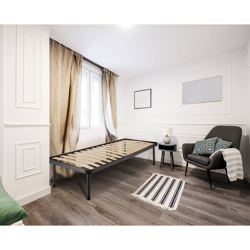Colello Bed, 80 x 190cm, Gray