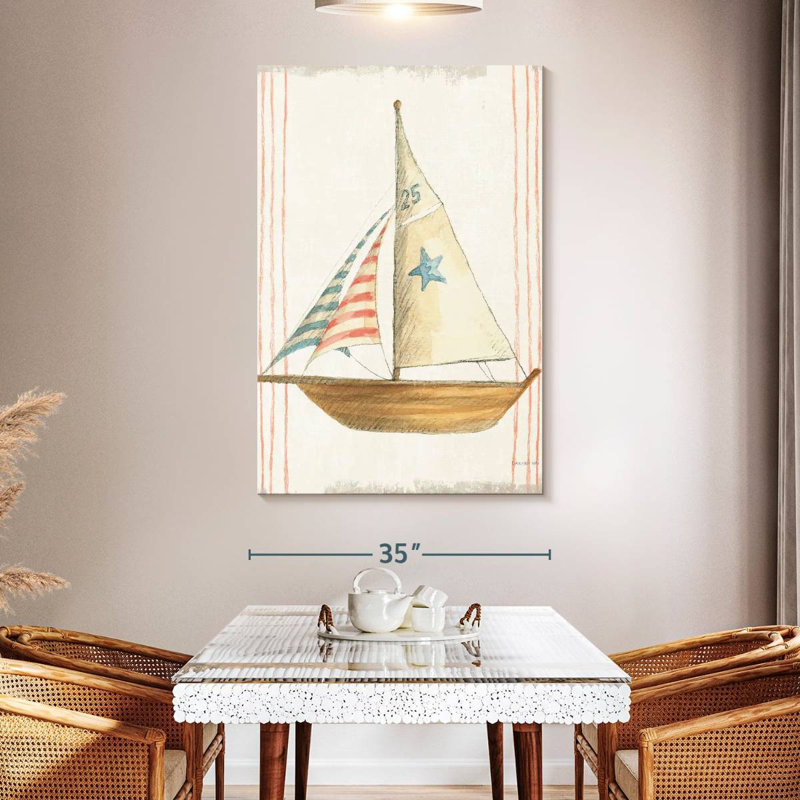 Aletra Floursack Nautical VI No Words, 51" H x 34" W