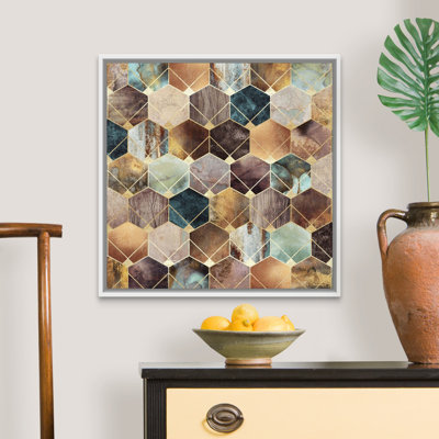 " Natural Hexagons And Diamonds "