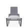 Holna Outdoor Rust-Resistant Metal Chaise Lounge