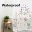 Rideau de douche en polyester avec crochets