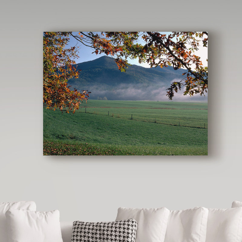 «Cades Cove» par Garv, reproduction de photo sur toile tendue, H 18 po x l 24 po x P 2 po
