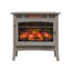 duraflame Freestanding Electric Fireplace Stove Heater with 3D Flame Effect for 1,000 Sq. Ft. Room, French Grey-940030201
