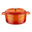 Cocotte en fonte émaillée lave 4,75 pte Rond avec couvercle tendance-65690584
