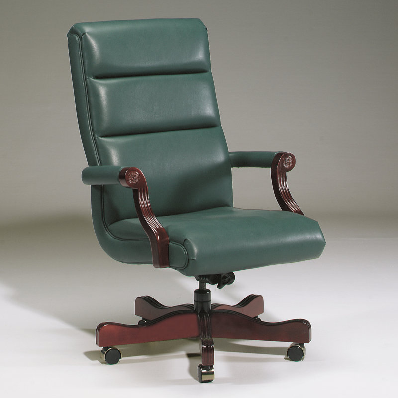 Executive Chair, Williamsburg, Walnut, Tilt Lock Not Included