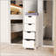 freestanding storage cabinet with 4 drawers for bathroom, living room, kitchen