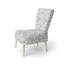 Chaise rembourrée French Country - Chaise d'appoint bleue Meadow Toile-1398225394