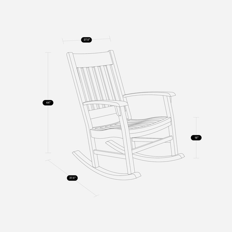 Zelaya Rocking Chair, Sealed