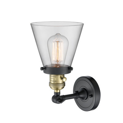 Cone 1 Light Sconce